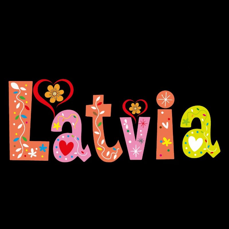 Personalisierter Name Lettlands