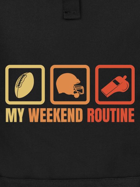 Footballer Wochenendroutine