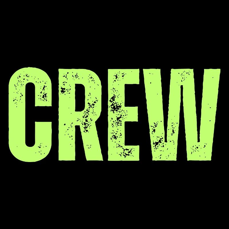 Crew Typography Green