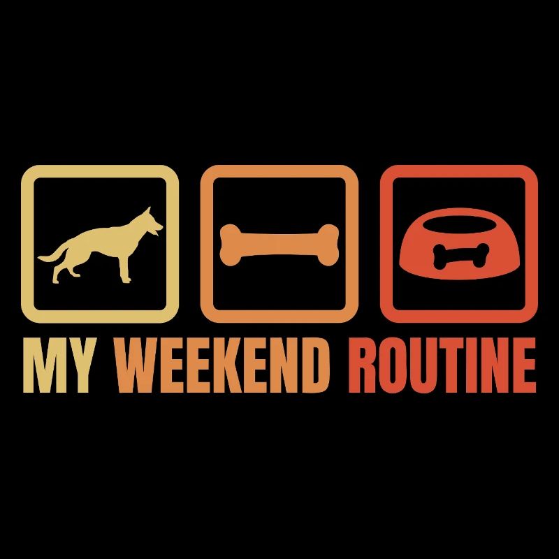 German Shepherd Weekend Routine