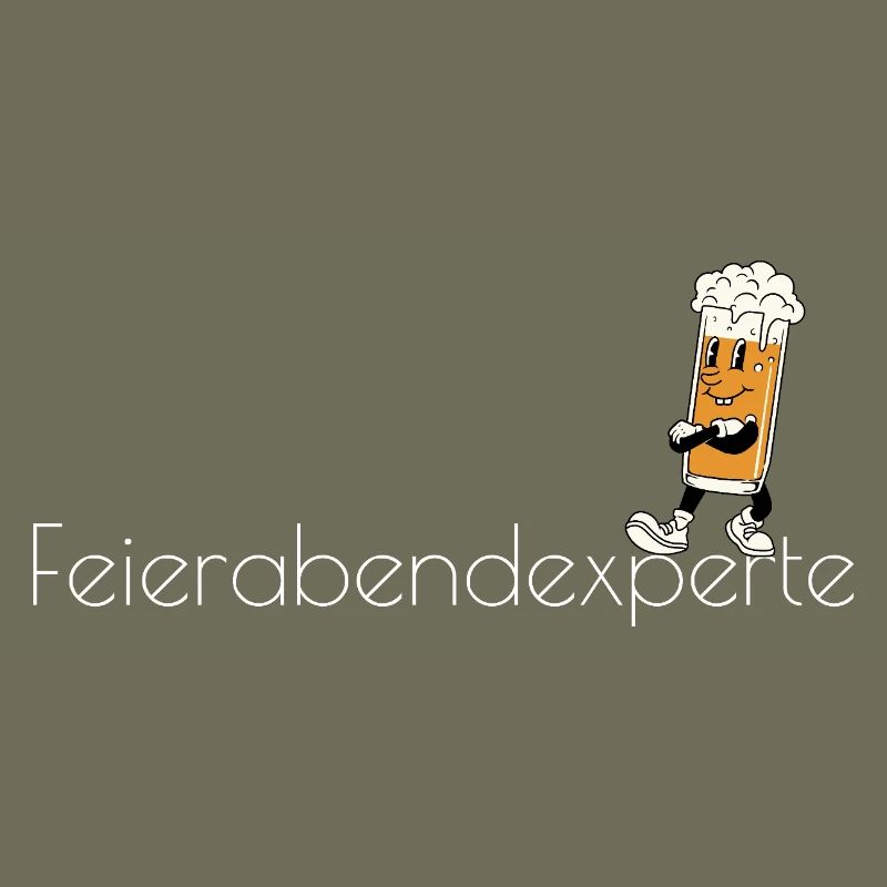 Feierabendexperte Bierheld Cartoon