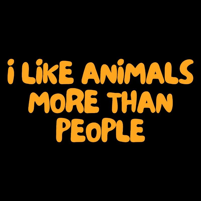 J’aime plus les animaux que les humains
