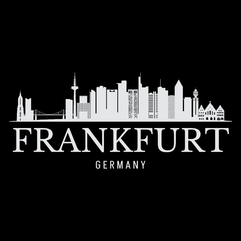 Frankfurter Skyline, Frankfurt Deutschland