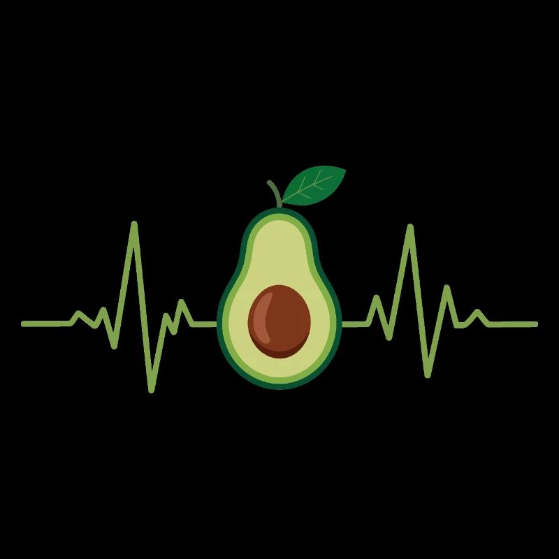 Avocado heartbeat design