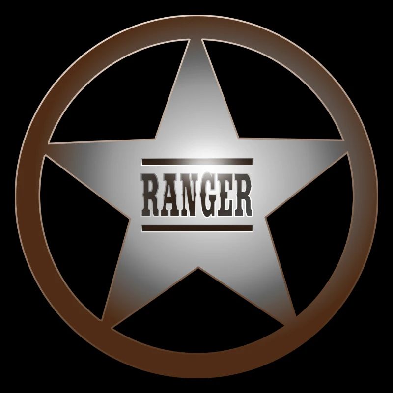 shérif ranger cowboy cheval propriétaire d'un ranch Wester