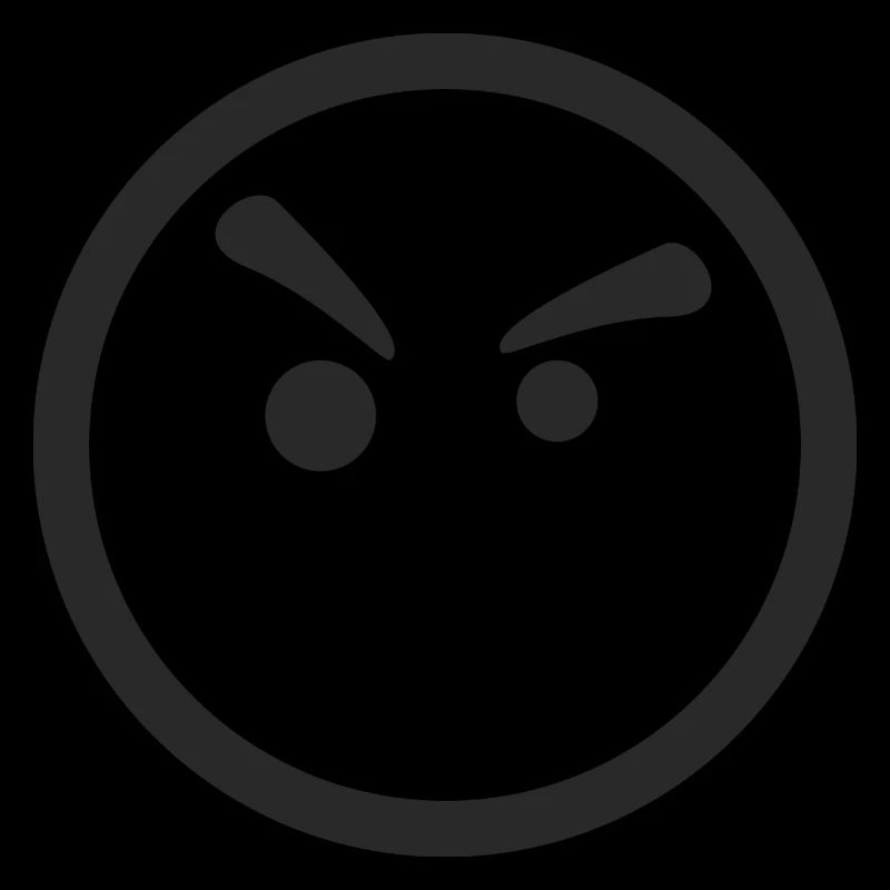 Smiley wütend
