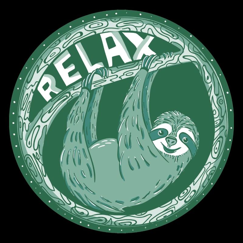 Relax - Green sloth