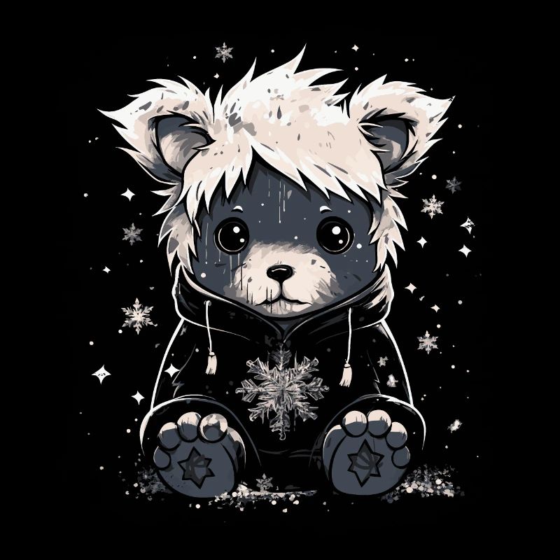Cute Emo Teddy Bear
