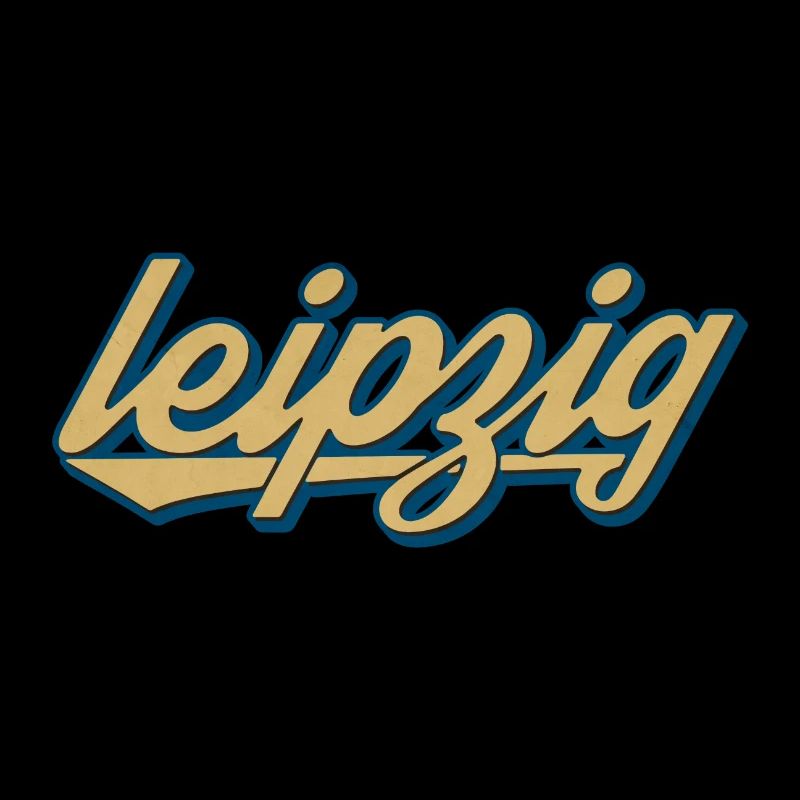 Leipzig Retro Script – Vintage Stadtlogo