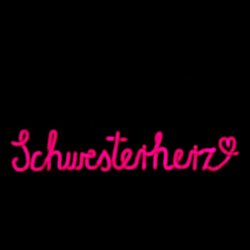 Schwesterherz - Geschenk mit Herz