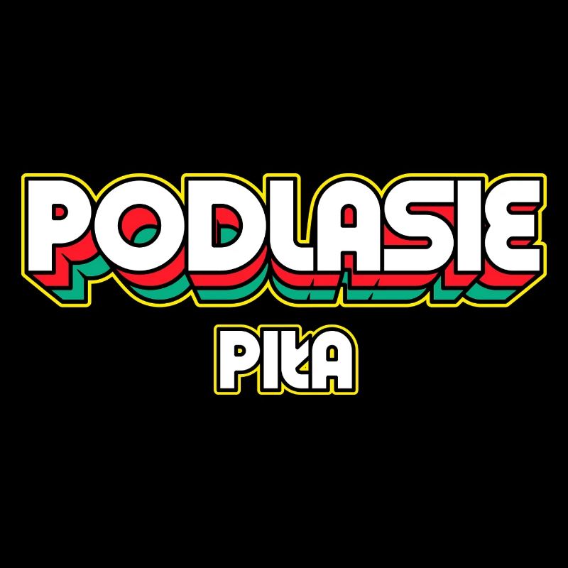 Podlasie Piła. Retro District Name