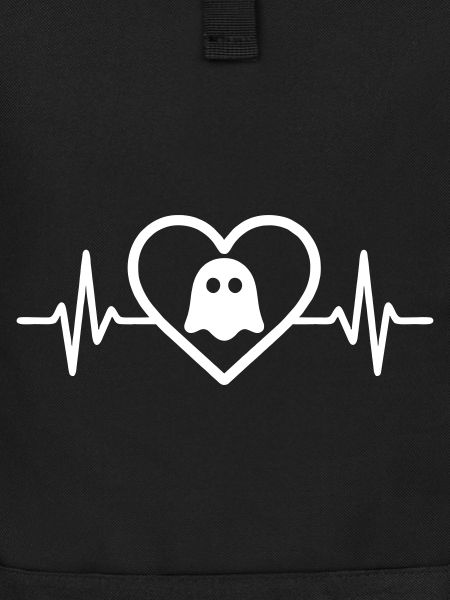Halloween-Geist Herzschlag-Design