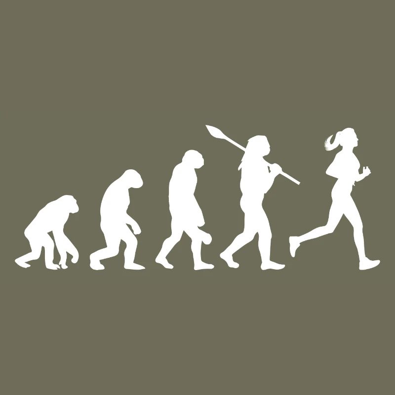 Évolution de la silhouette de la femme en course