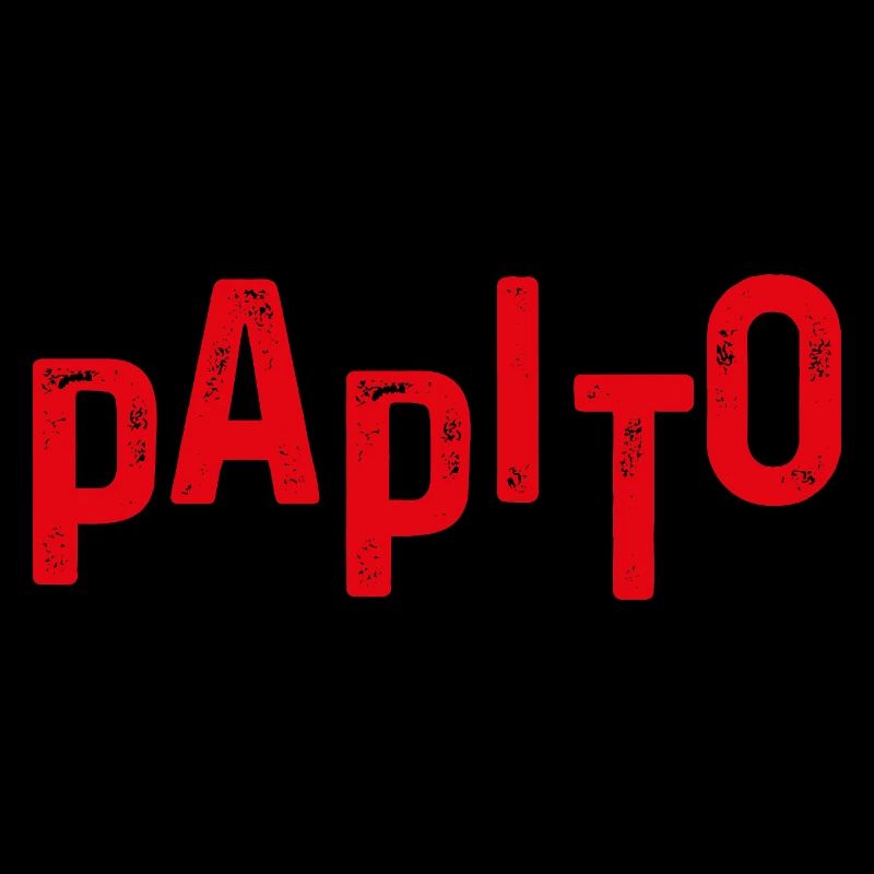 Papito Distressed Red Letters