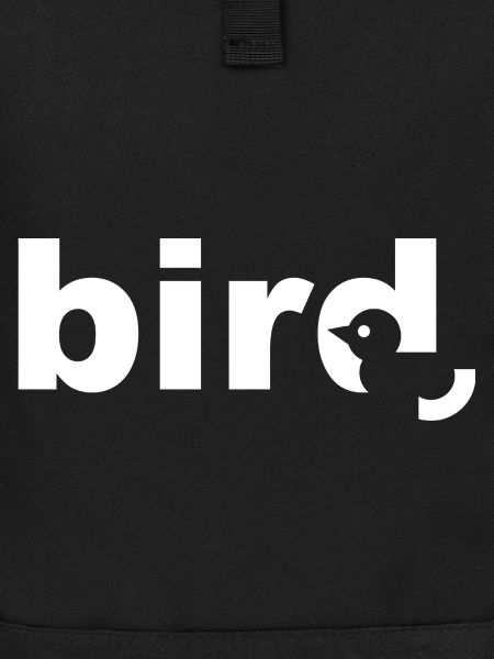 Bird White Text