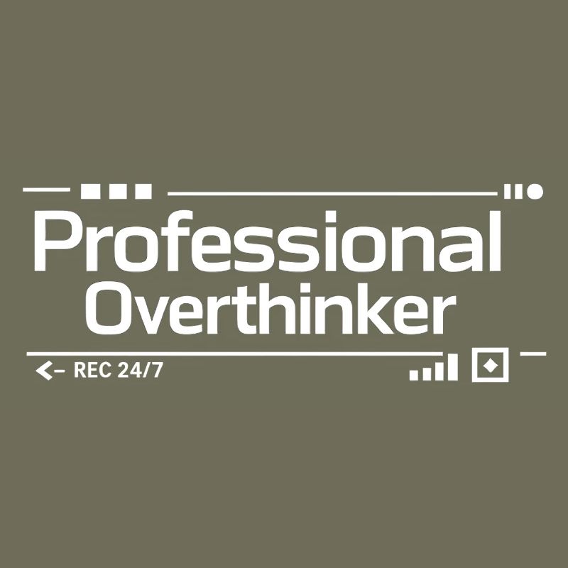 PROFESSIONAL OVERTHINKER Nerd