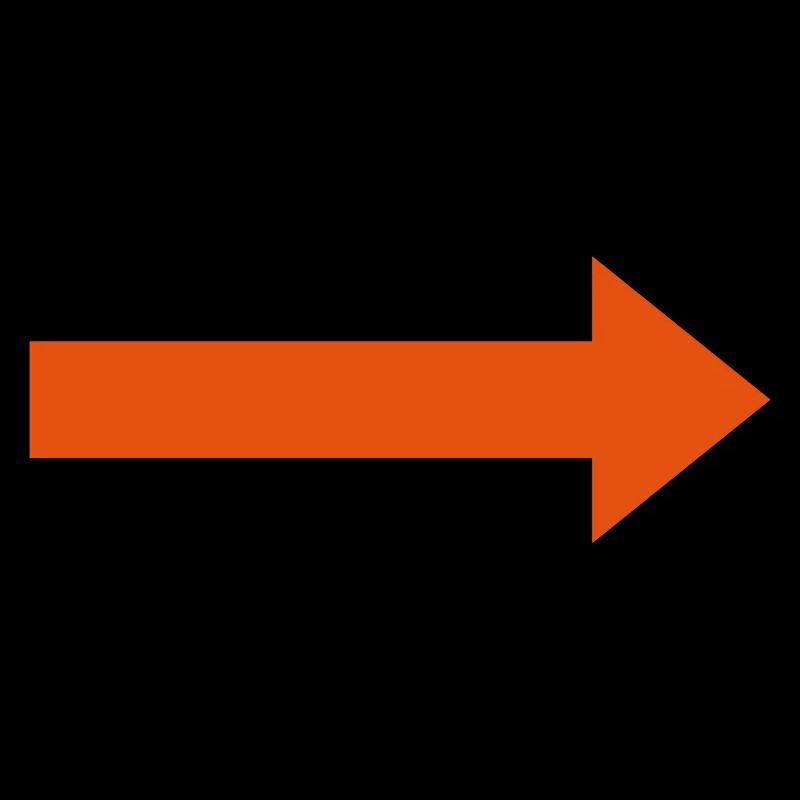 Orange right arrow