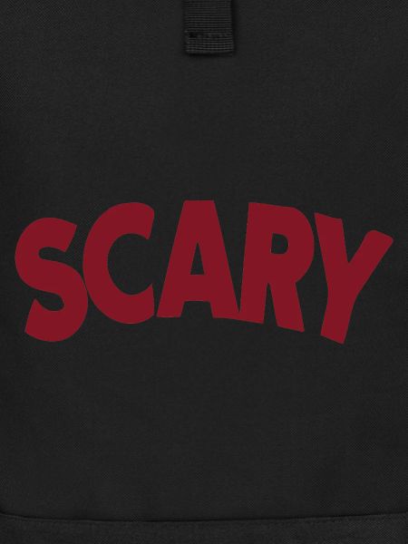 Scary Red Bold Lettering