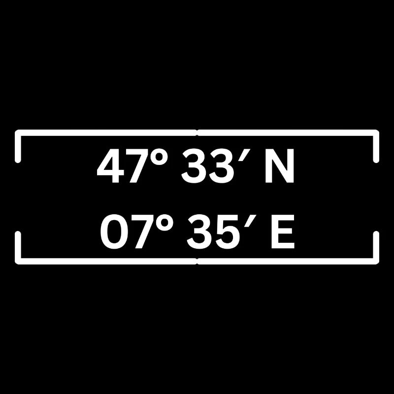 coordinates Basel Minimalist
