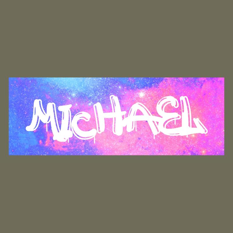 Michael Name Geschenk Geschenkidee Galaxie