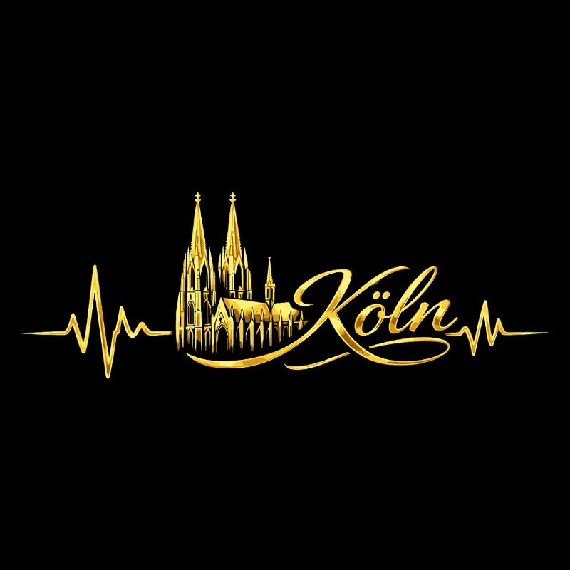 Cologne Heartbeat Skyline Cologne Cathedral Love Gift