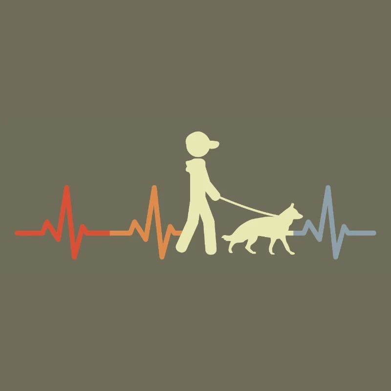 Schäferhund Kardiogramm