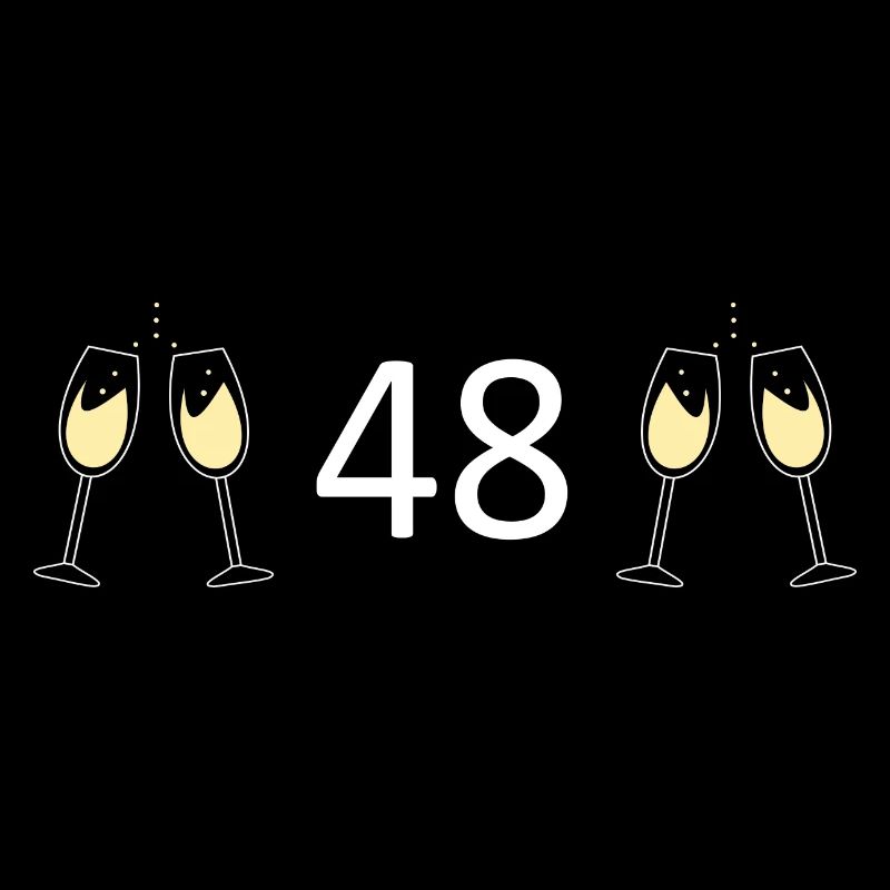 48e anniversaire 48 ans 48 ans numéro 48