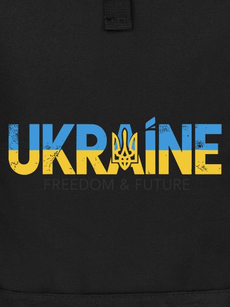 Ukrainischer Dreizack Friedensdesign