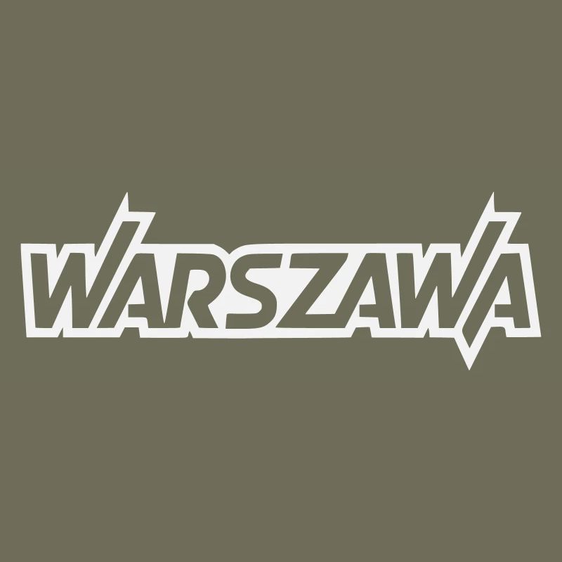 Lettres majusculées Varsovie - Varsovie