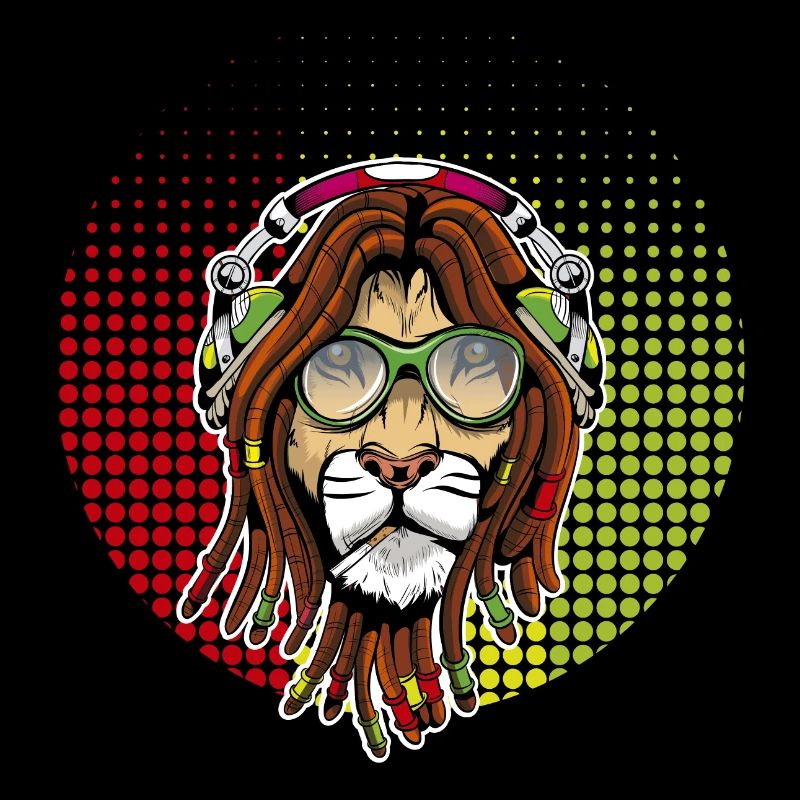 Rastafarian lion