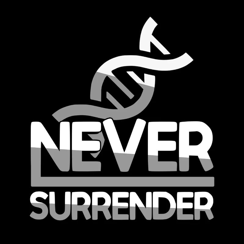 NEVER SURRENDER (Weiß) + DNA - Gaming