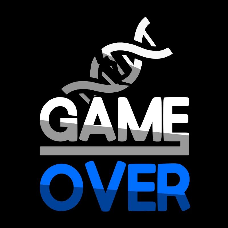 GAME OVER (Blue) + DNA - Gaming
