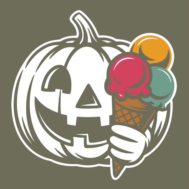 Crème glacée Pumpkin Smile