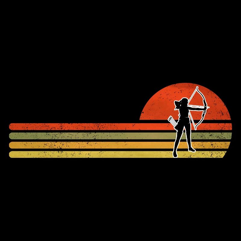 Sunset Archer Retro