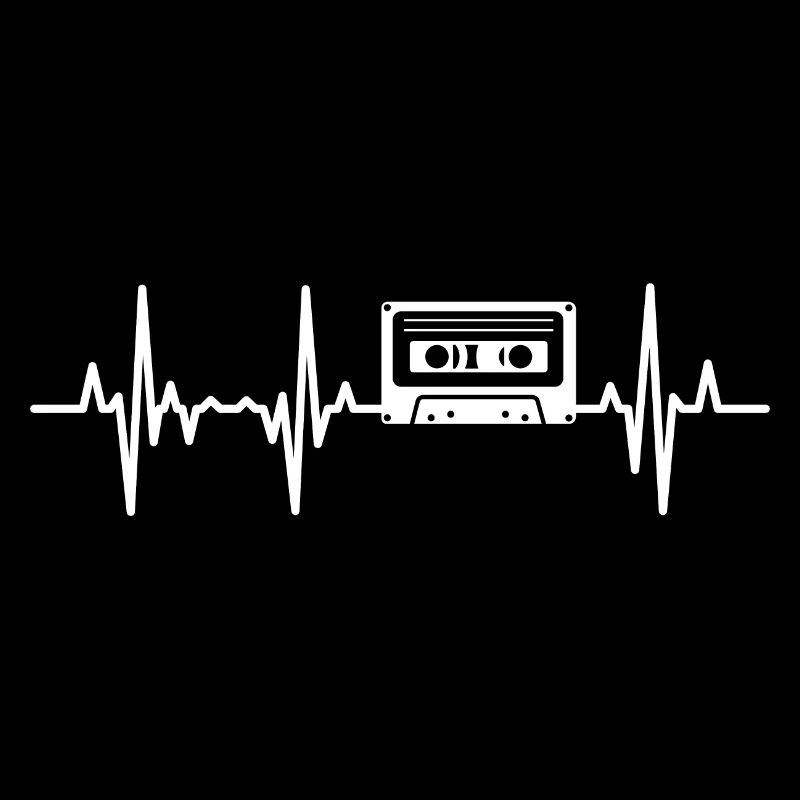 80er Kassette Herzfrequenz