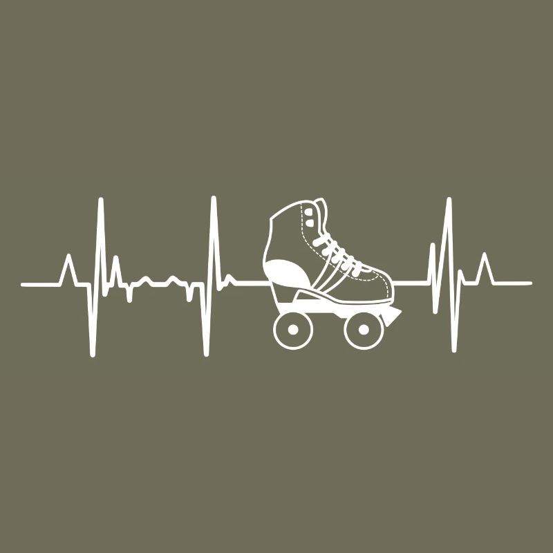 Rollerskates Herzschlag