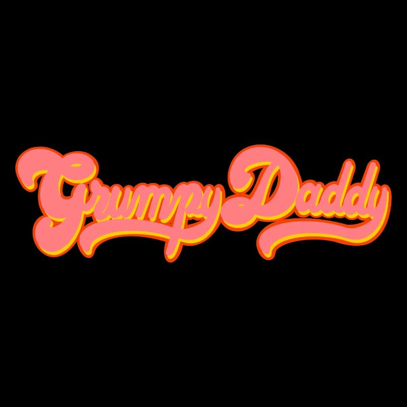 Grumpy Daddy Retro Script - Farbe "Exploitation"