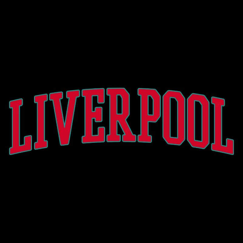 Liverpool Varsity Lettering Design