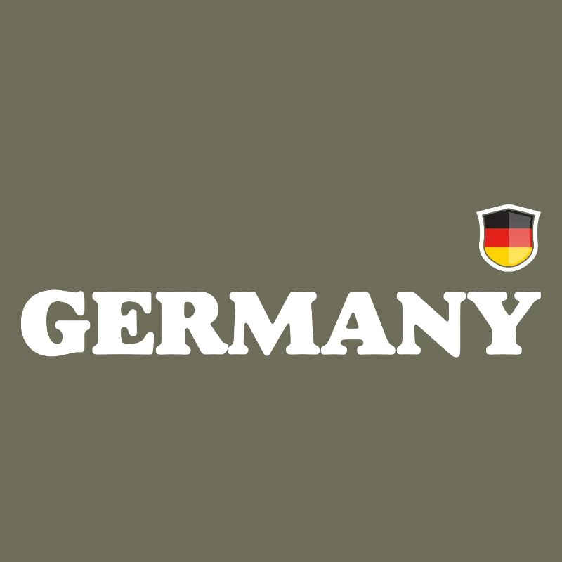Germany Crest Typography Tee