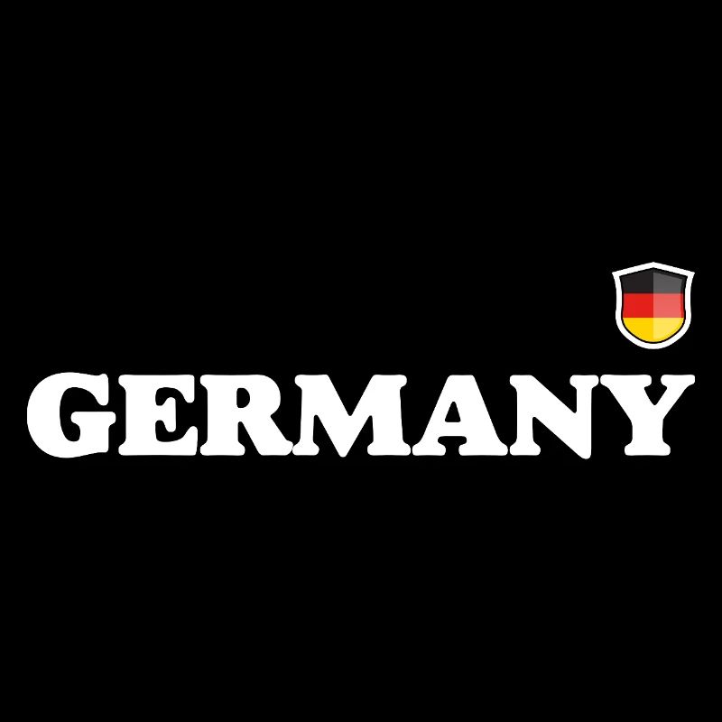 T-shirt de typographie Germany Crest