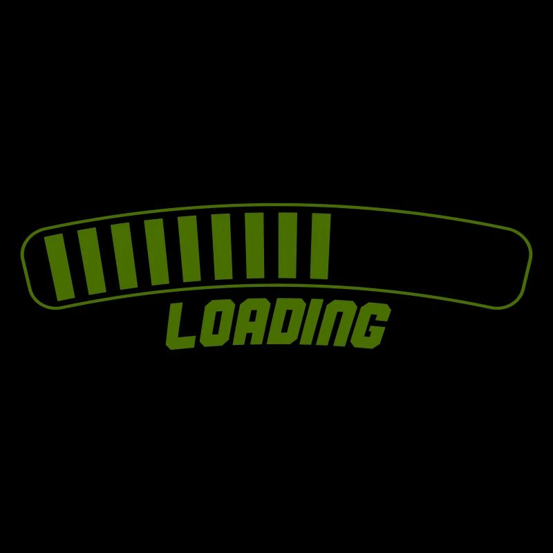 Retro Loading Screen Green