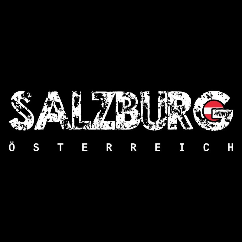 Salzburg Austria Distressed Text