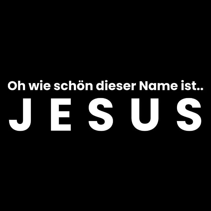 Der Name Jesus - christliche kleidung