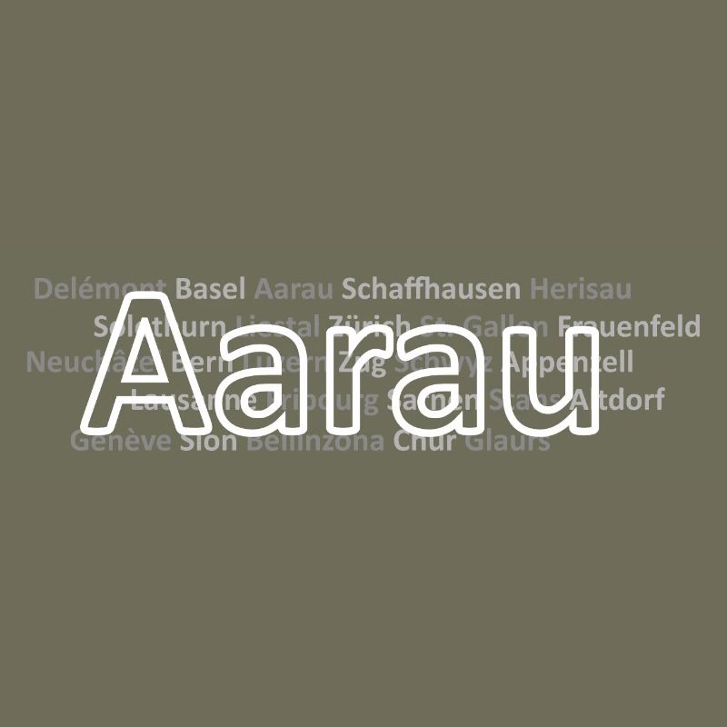 Schweizer Städte Aarau