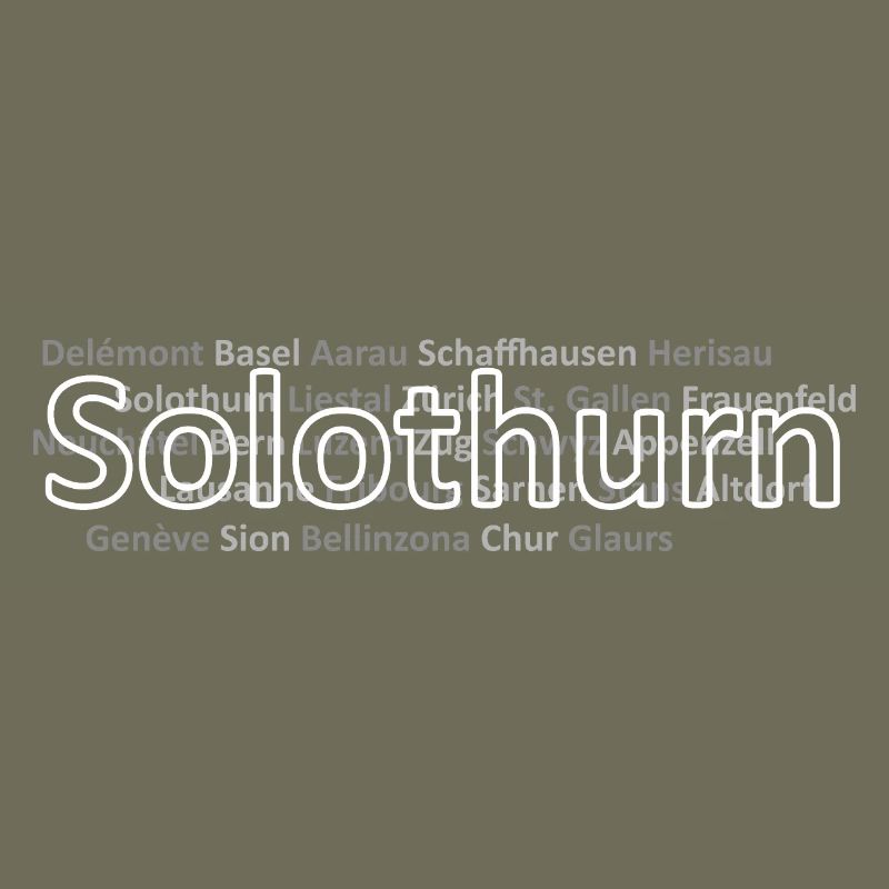 Schweizer Städte Solothurn