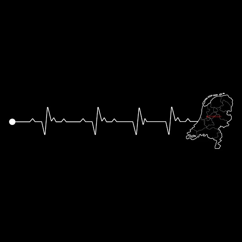 Eurobeat Heartbeat Map Tee
