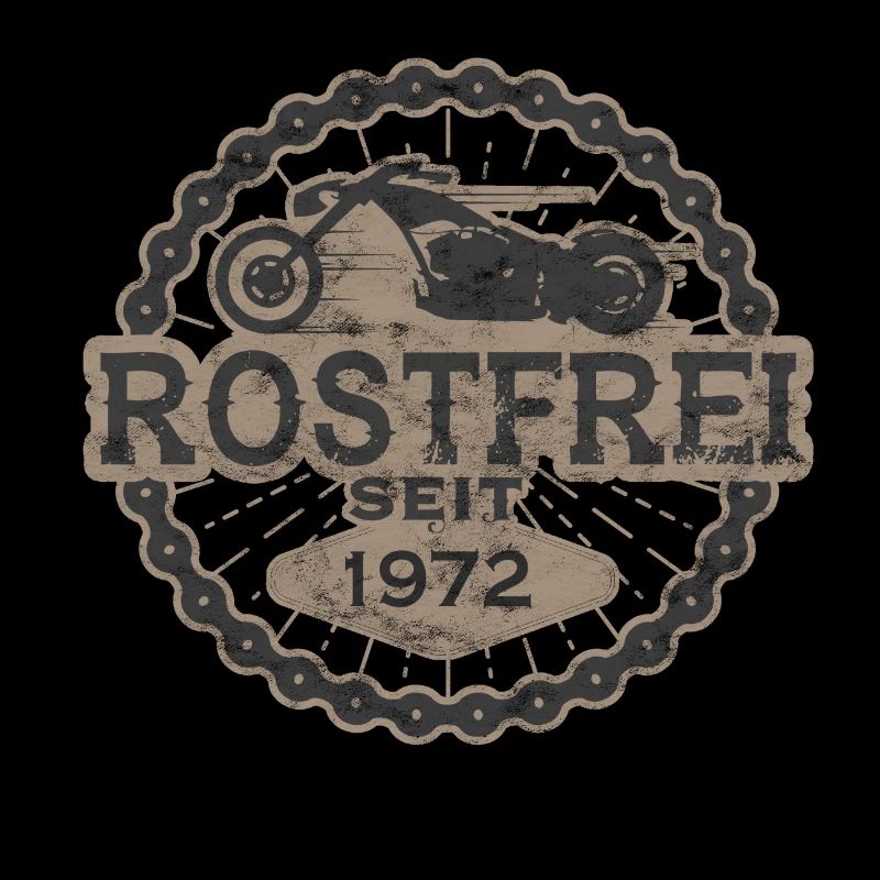 Born to ride biker oldtimer motorrad 1972