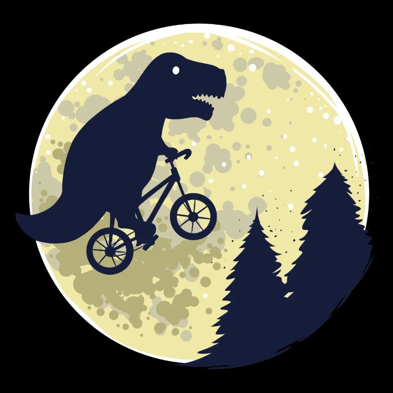 Dinosaurier Mond lustig T-Rex Geschenk Geburt