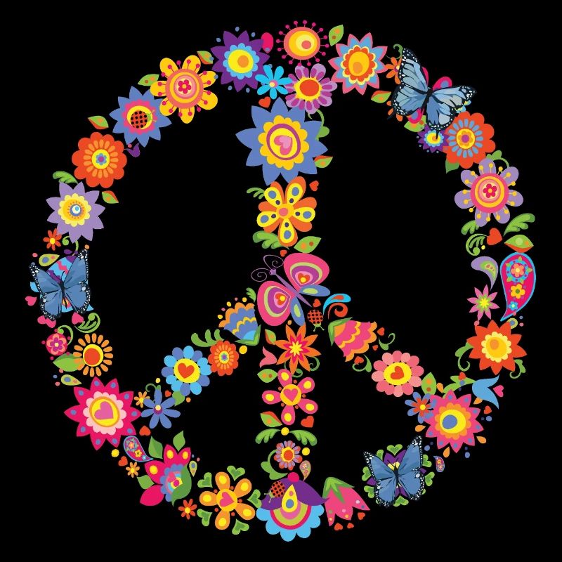 Peace & Frieden & Farben 🌸 Flower Vibes