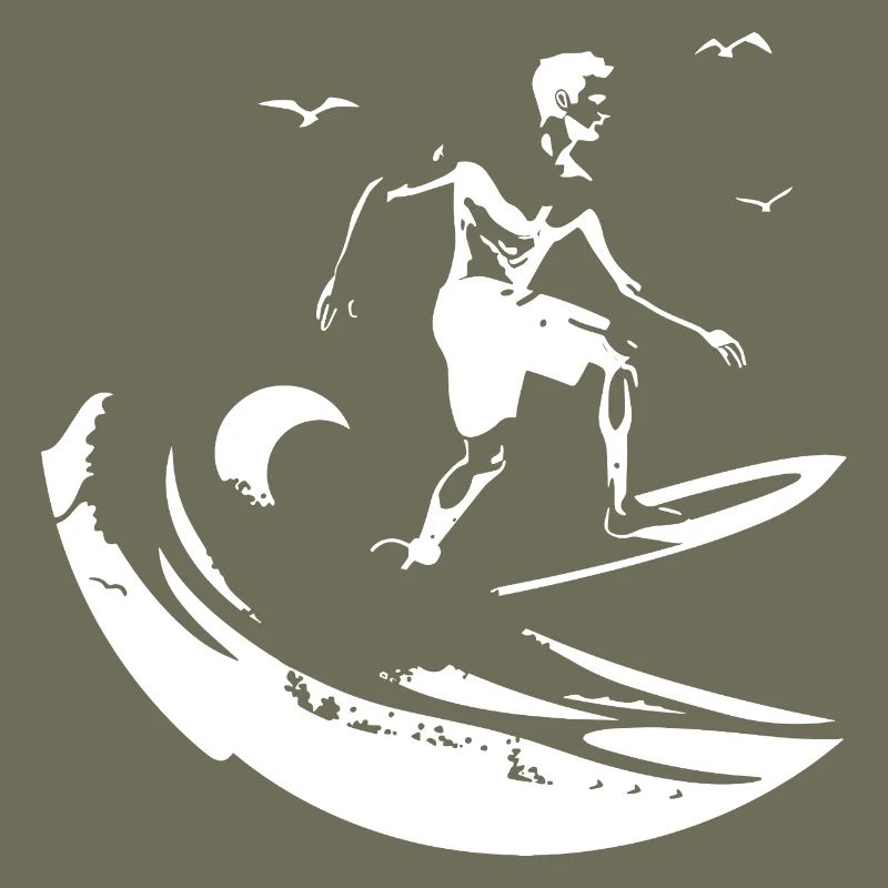 Surfing Drawing
